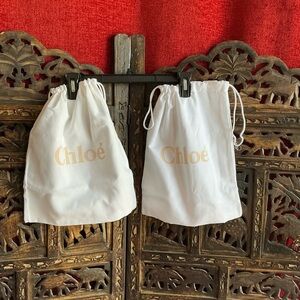 Chloé White Dust Bags